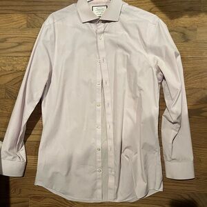 Charles Tyrwhitt Light Pink Dress Shirt 15.5 33 extra slim fit
